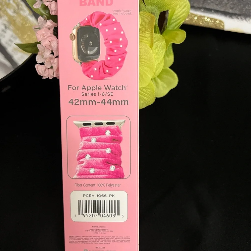Scrunchie rhinestone band for Apple Watch fits 42/44 mm NIB - Picture 4 of 4